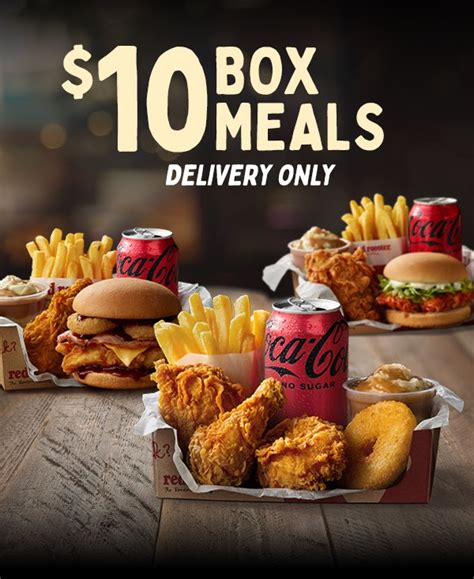 red rooster menu|Box Meals .